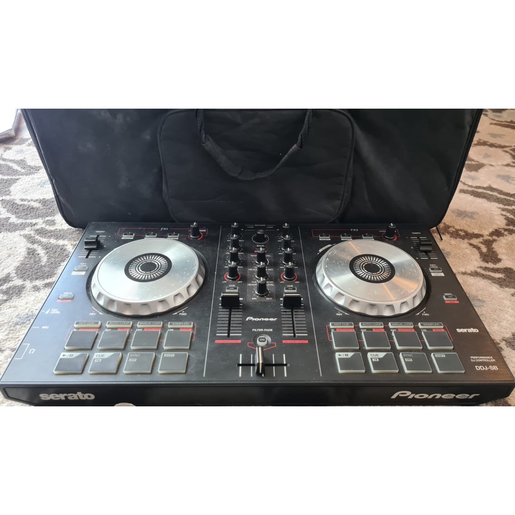 Alat DJ Pioneer DDJ SB + Tas Untuk Controller DJ Pioner Mixer Set DJ SB