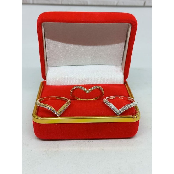 CINCIN PERAK ASLI SILVER 925 LAPIS EMAS / CINCIN LISTRING AUREL MP FULL/ CINCIN PERAK FASHION TERBARU