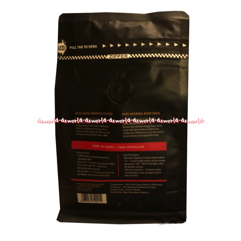 Artcofie Aceh Gayo Arabica Coffee 200gr Whole Bean Biji Kopi Arabika Aceh Sumatera Art Coffe Art kopi Art Cofie