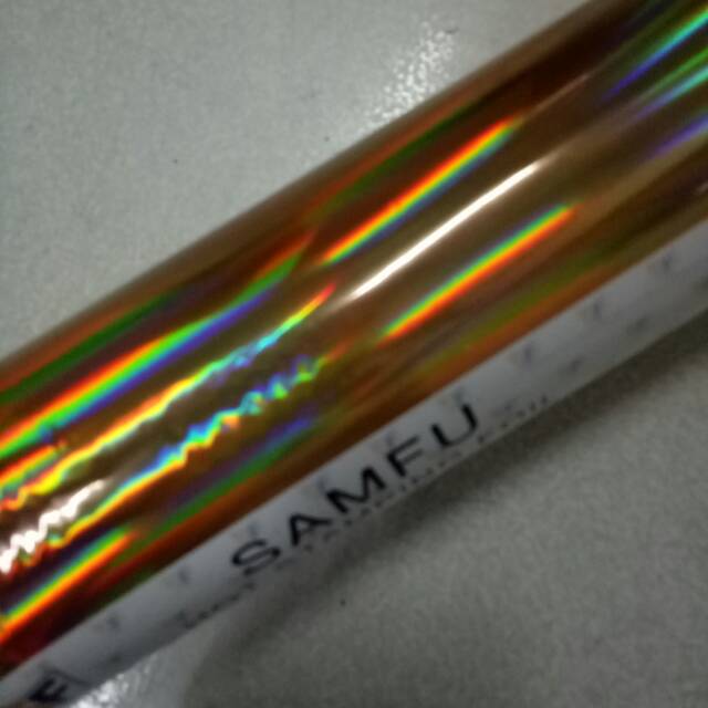 Hot stamping foil HOLOGRAM GOLD PELANGI A04