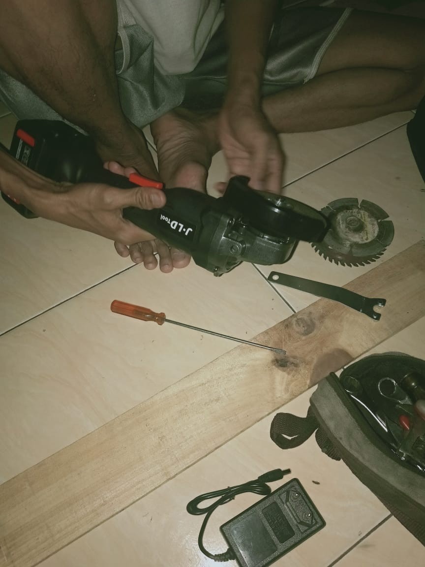 Cordless Angle Grinder 48v Jld Brushless Mesin Gerinda 48v