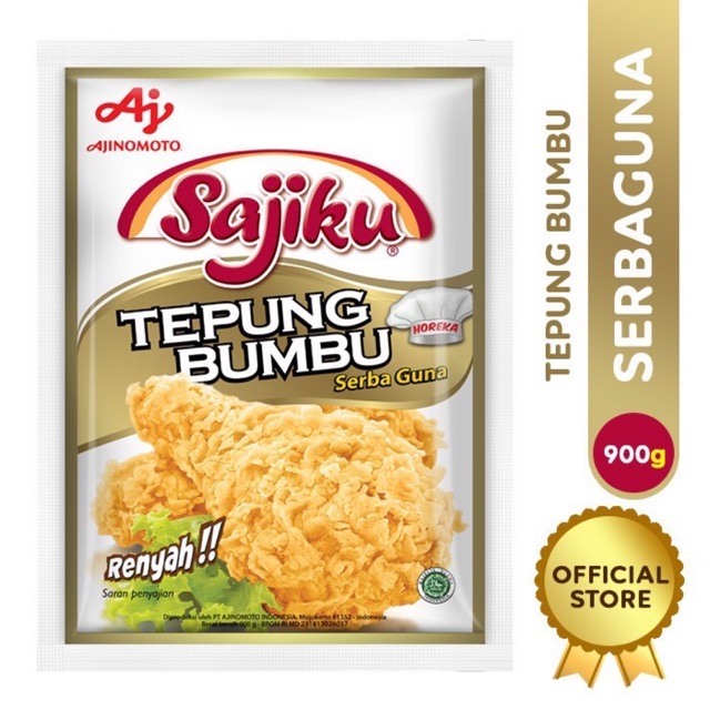 

TEPUNG BUMBU SERBA GUNA SAJIKU 900gr