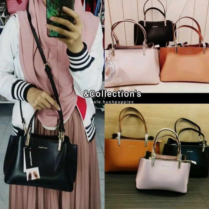 READY, TAS SLING BAG WANITA  AZALEA ORI HUSH PUPPIES, SALEE 60% OFF