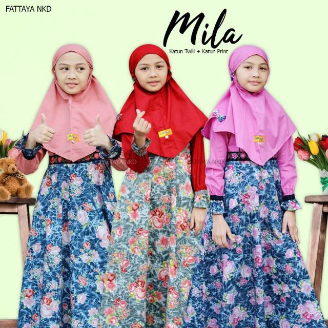 Gamis anak fattaya MILA
