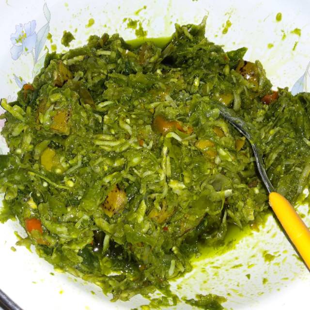 

Sambal Lado ijo Uni minah