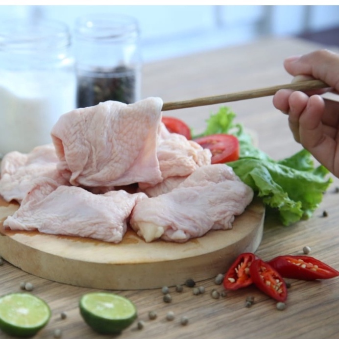 

Kulit Ayam Probiotik-Prebiotik | Ayam Organik