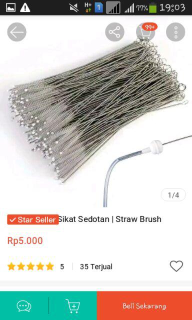 5pcs Sikat Sedotan | Straw Brush