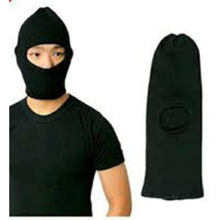 Topi Kupluk Ninja / Topi Full Face / Topi Ronda 1 Lobang***TOP