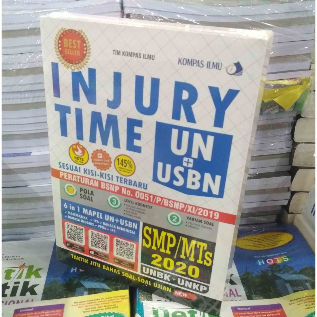 

Buku UN SMP MTS 2020 : Injury Time Un + Usbn SMP/MTS 2020 Sesuai Kisi-Kisi Terbaru - Tim Kompas Ilmu