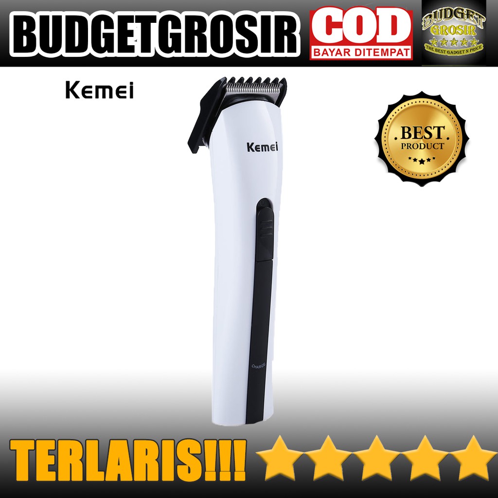 Alat Cukur Elektrik Hair Trimmer Shaver - KM-2516 - White--Kemei