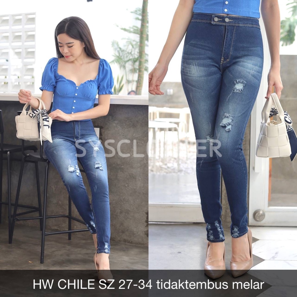 CELANA JEANS WANITA HW CHILE-SYSCLOTHIER