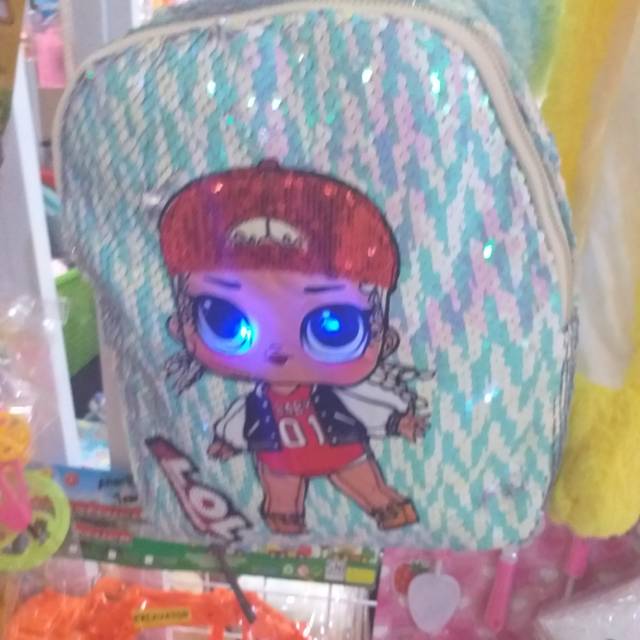 Tas sequin removeble nyala