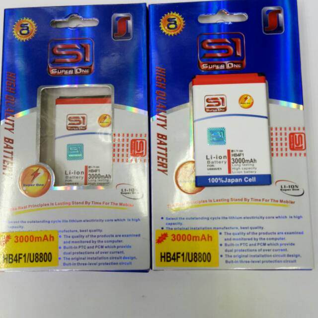 Baterai Double Power Super One HUAWEI HB4F1 U8800 EC5321 E5830