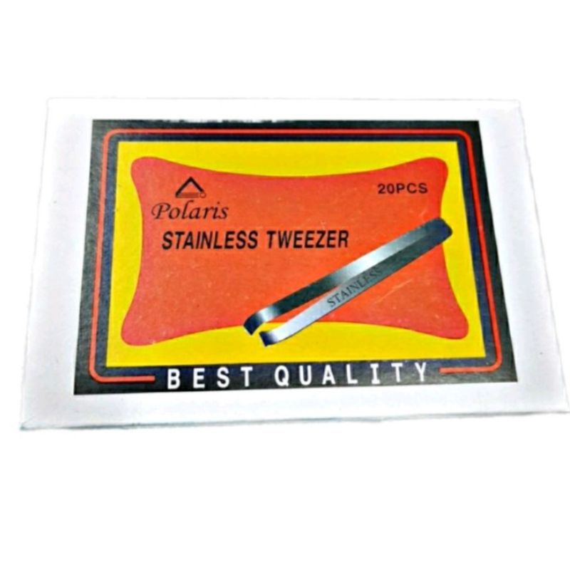 Pinset Isi 20 Pcs Pinset Stainles