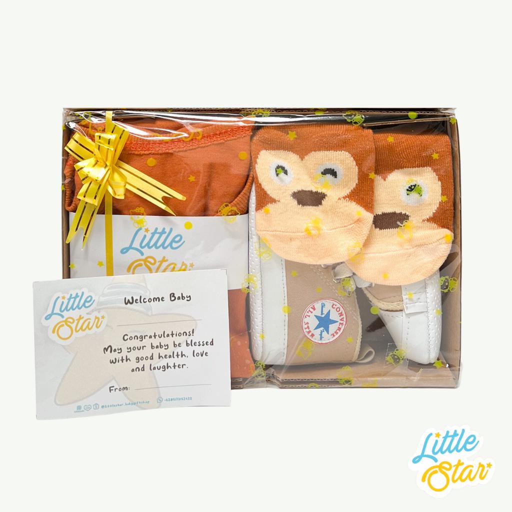 LS 3in1 Hampers Bayi Newborn Baby Gift Set Paket Hadiah Parcel Kado Lahiran Unisex