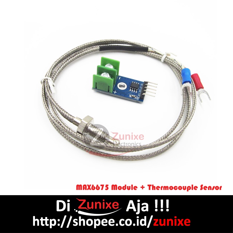 MAX6675 K-type Thermocouple Temperature / Temperatur Suhu Sensor