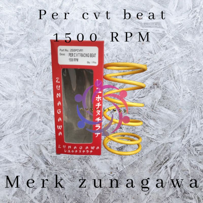 PER CVT 1500 RPM BEAT BEAT KARBU MER ZUNAGAWA 1500 RPM
