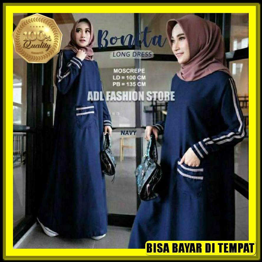 Baju Gamis Pesta Big Size Muslim Polos Wanita Harian Kekinian Terbaru 2022 Kaos Knit Momo Jumbo Xl X