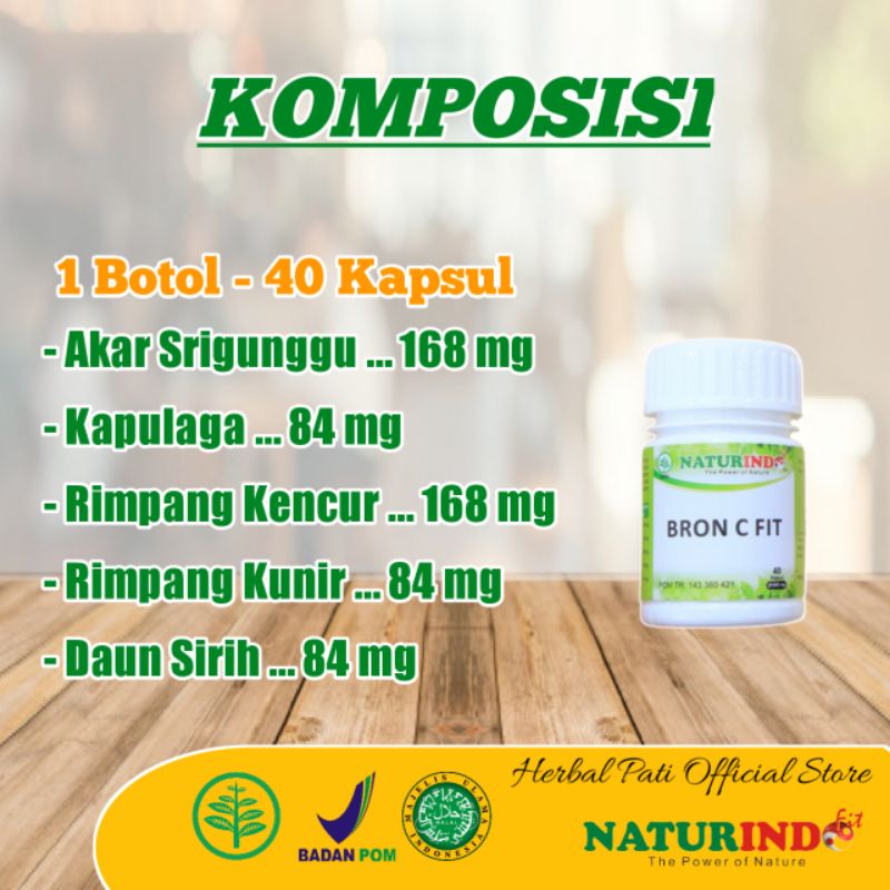 Obat Sesak Nafas , Obat Asma , Obat Sesak Nafas Ampuh , Obat Asma Sesak Nafas , Obat Sesak Napas , Obat TBC , Obat Bronkitis , Obat Gurah paru - Herbal Bron C Fit Naturindo-2