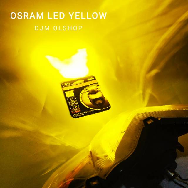 LAMPU DEPAN OSRAM LED YELLOW  VARIO 125 BEAT FI ESP MIO M3