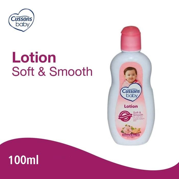 Lotion Bayi Cussons Baby Lotion Soft &amp; Smooth 100ml