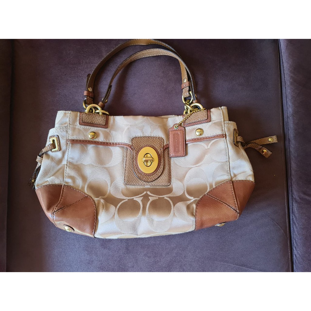 Tas Coach - Coklat Muda