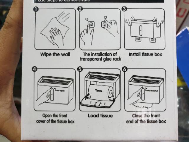 Tempat tissue kamar mandi tempel PROMO