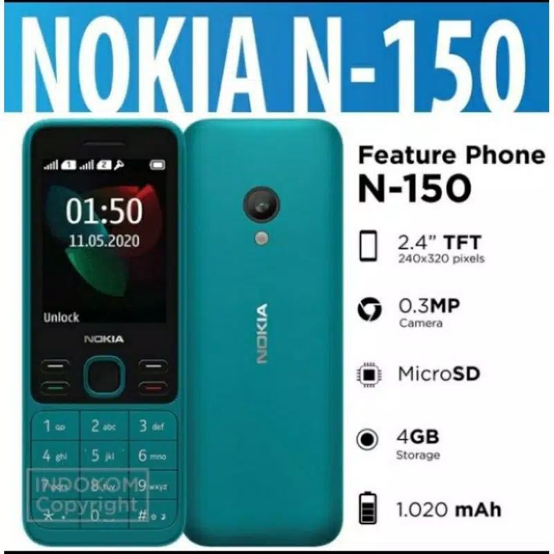 Handphone Nokia 150 2020 Original Garansi TAM Resmi