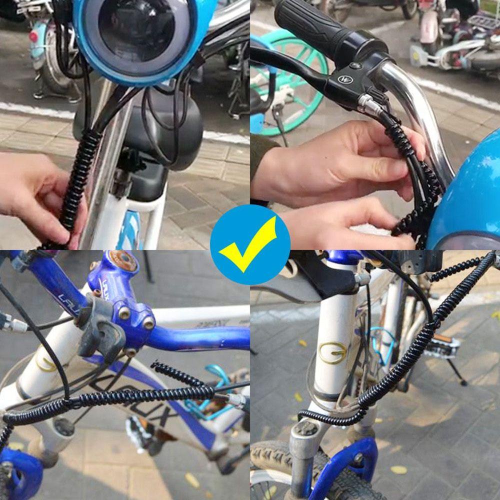 Aksesoris Pelindung Lilitan Nanas 90cm Penutup Kabel Rem Kawat Spiral Elastis