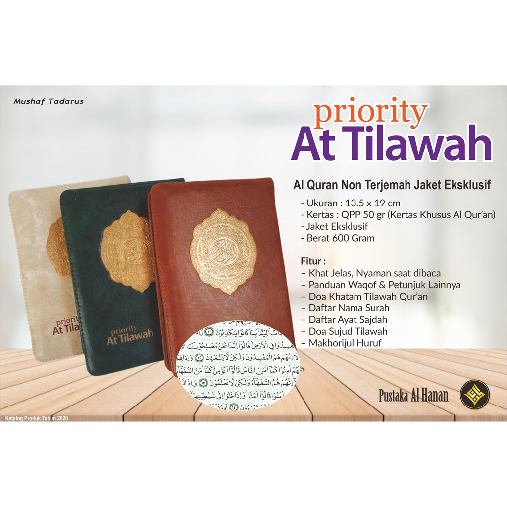 AL-QURAN AT TILAWAH PRIORITY KALEP