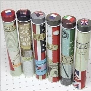 

kaleng penyimpanan berbagai negara dengan berbagai motif,cocok buat kotak pencil,sikat gigi,dll,quality premium