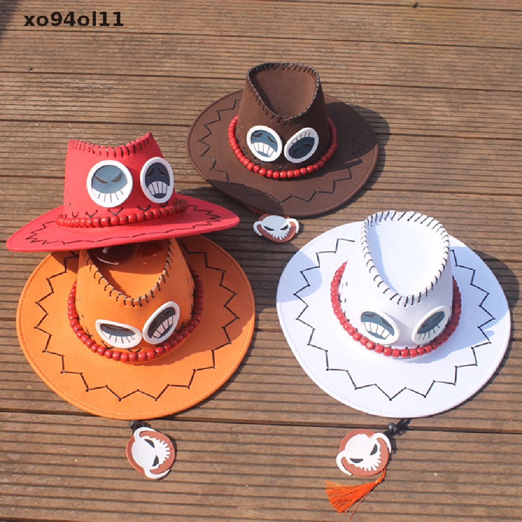 Topi Koboi Cosplay Anime One Piece Portgas D Ace Untuk Pria Dan Wanita