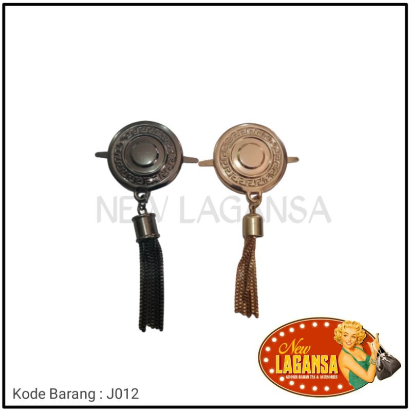 (J012) Variasi Versace Rumbai Tancap - Aksesoris Tas & Dompet Wanita Fashion (IMPORT)