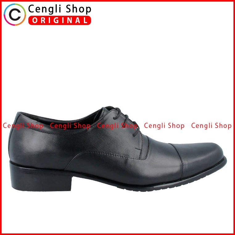SEPATU FORMAL PAKALOLO PRIA ORIGINAL PANTOFEL KULIT ASLI HITAM PB08