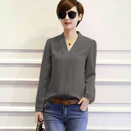 Q-  ZUKY BLOUSE WANITA/ ATASAN LENGAN PJ/ TERBARU