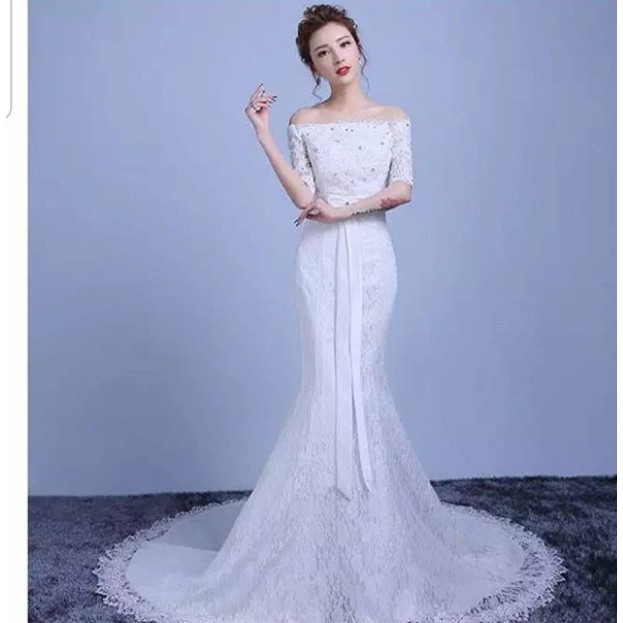 White wedding dress gown wedding