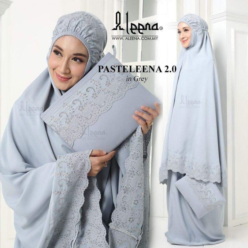 PRIMA MODE - Mukena Dewasa Khadijah Full Bordir Katun PREMIUM