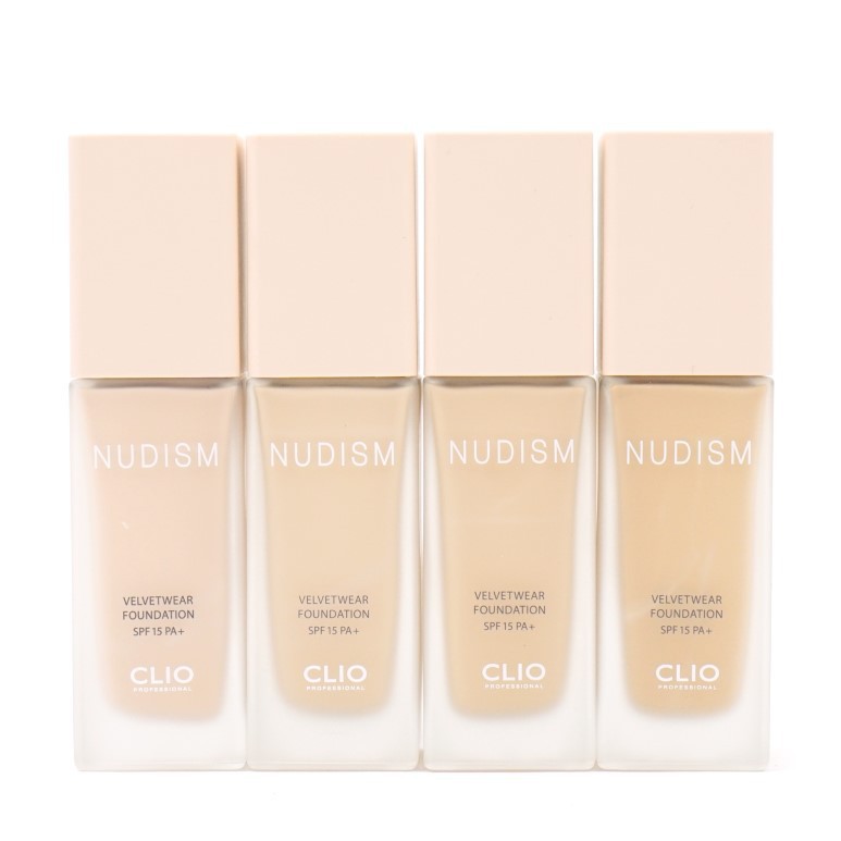 CLIO Professional Nudism Velvet Wear Foundation Set // Foundation CLIO