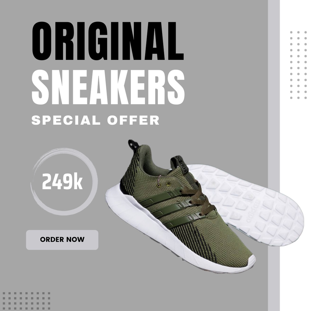 ADIDAS QUESTAR FLOW DARK GREEN