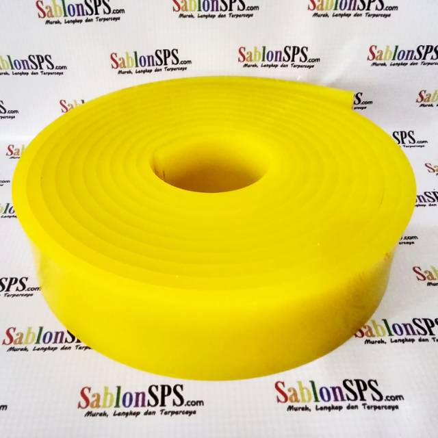 Rakel Sablon Kuning Papak 9mmX50mm HARGA PER CM