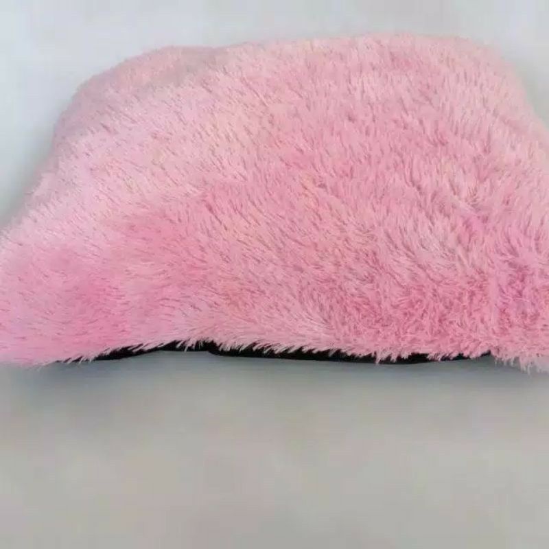 SARUNG BANTAL SAPARUH BULU (BANTAL SOFA BANTAL DUDUK BANTAL KUCING/ANJING)