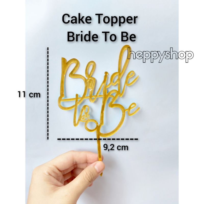 

Cake Topper Bride To Be Hiasan Kue