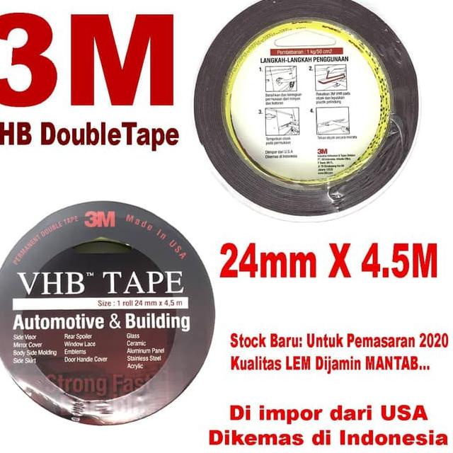 

zd-472⭐ 3M VHB Double Tape 24mm x 4.5mtr⭐makasih,,.ya