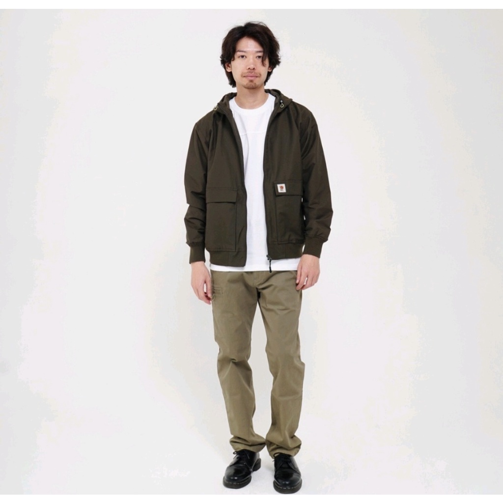 Jaket Hoodie MGEE Original Outdoor Jacket Nikan 001 Black dan Green