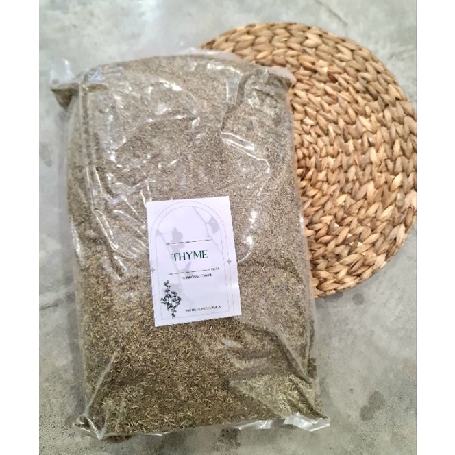 

DOV HEALTHYVER Daun Thyme Leaves / Daun Thyme Kering / Dried Thyme 1000gr 1kg