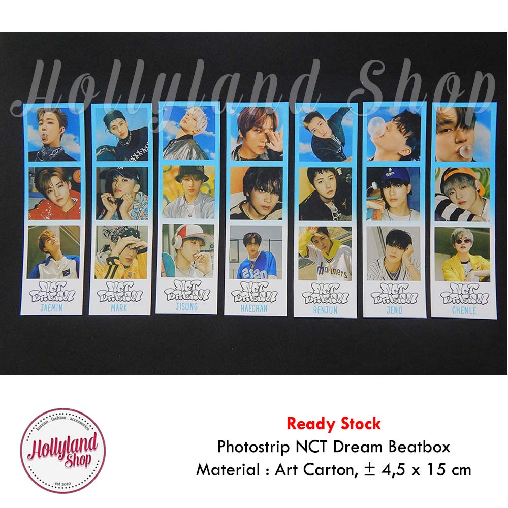 

Photostrip Bookmark NCT Dream (3pcs) Unofficial