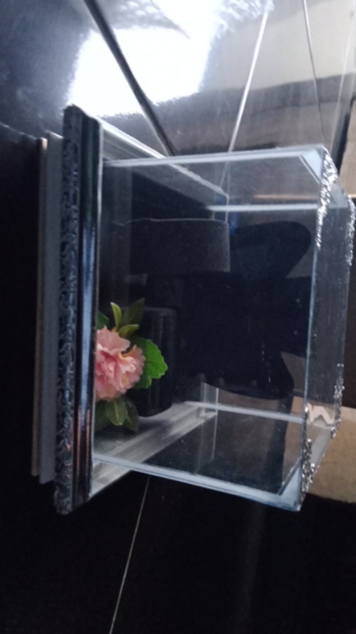 Kotak Perhiasan Anting Cincin Gelang Kalung  Untuk Seserahan Dengan Leher Kalung - Fcgka