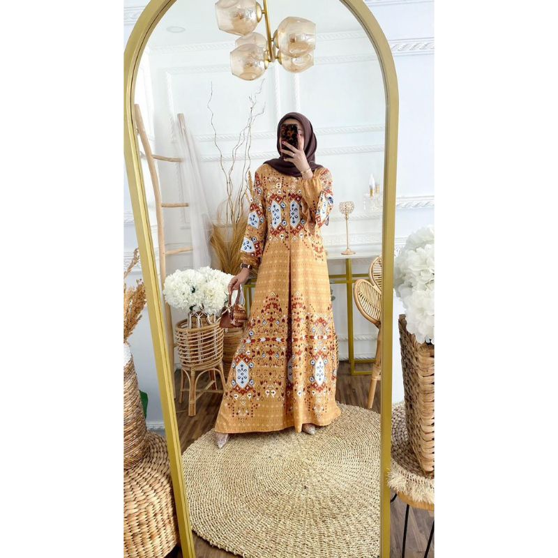 Gamis Cantik Kw wearing Klamby