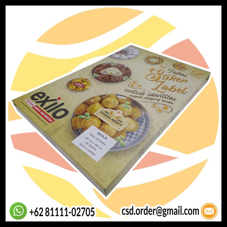

Exilo Sticker Vinyl A3+ Digital Print Stiker Plastik Anti Air Per Pack