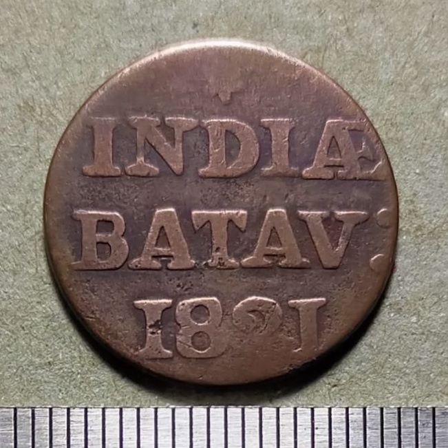 #2.IB. UANG KUNO / KOIN KUNO BELANDA INDIAE BATAV TAHUN 1821